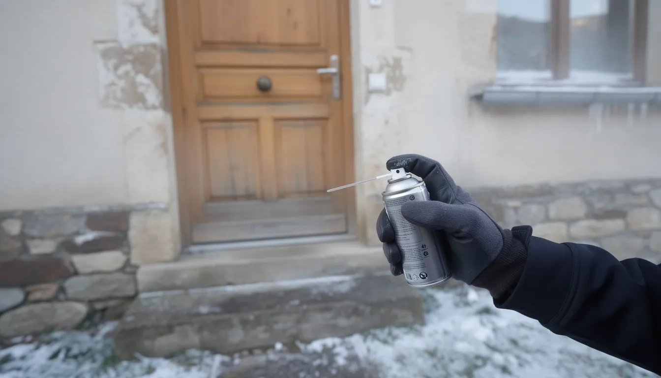 Hiver : bien lubrifier ses serrures pour éviter les blocages