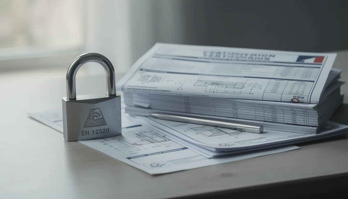 Cadenas et verrous : la norme EN 12320 passée au crible