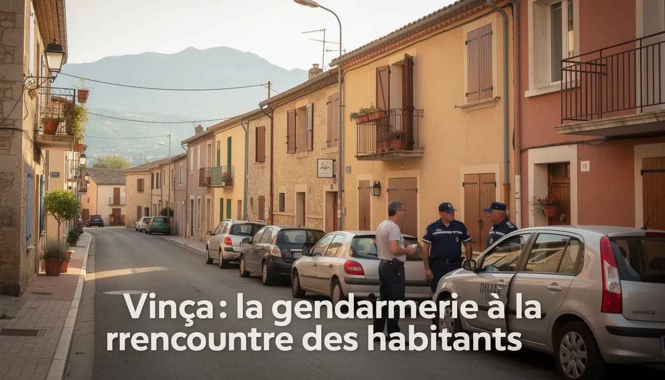 Vinça : la gendarmerie à la rencontre des habitants